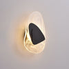 Modern Glass Globe and Metal LED Wall Sconce Set of 2 for Living Room and Bedroom Lighting