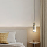 Modern Glass Globe Ball Pendant Light Scandinavian Style Mini Cream Hanging Lamp