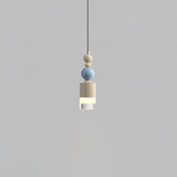 Modern Glass Globe Ball Pendant Light Scandinavian Style Mini Cream Hanging Lamp