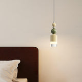 Modern Glass Globe Ball Pendant Light Scandinavian Style Mini Cream Hanging Lamp
