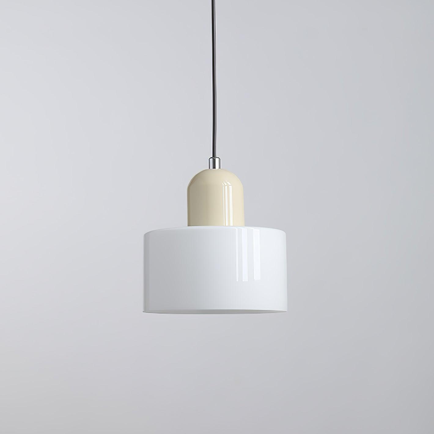 Modern Glass Globe Pendant Lamp Minimalist Spherical Hanging Light for Living Room