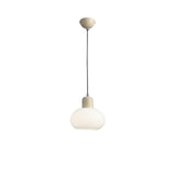 Modern Glass Globe Pendant Lamp Minimalist Spherical Hanging Light for Living Room