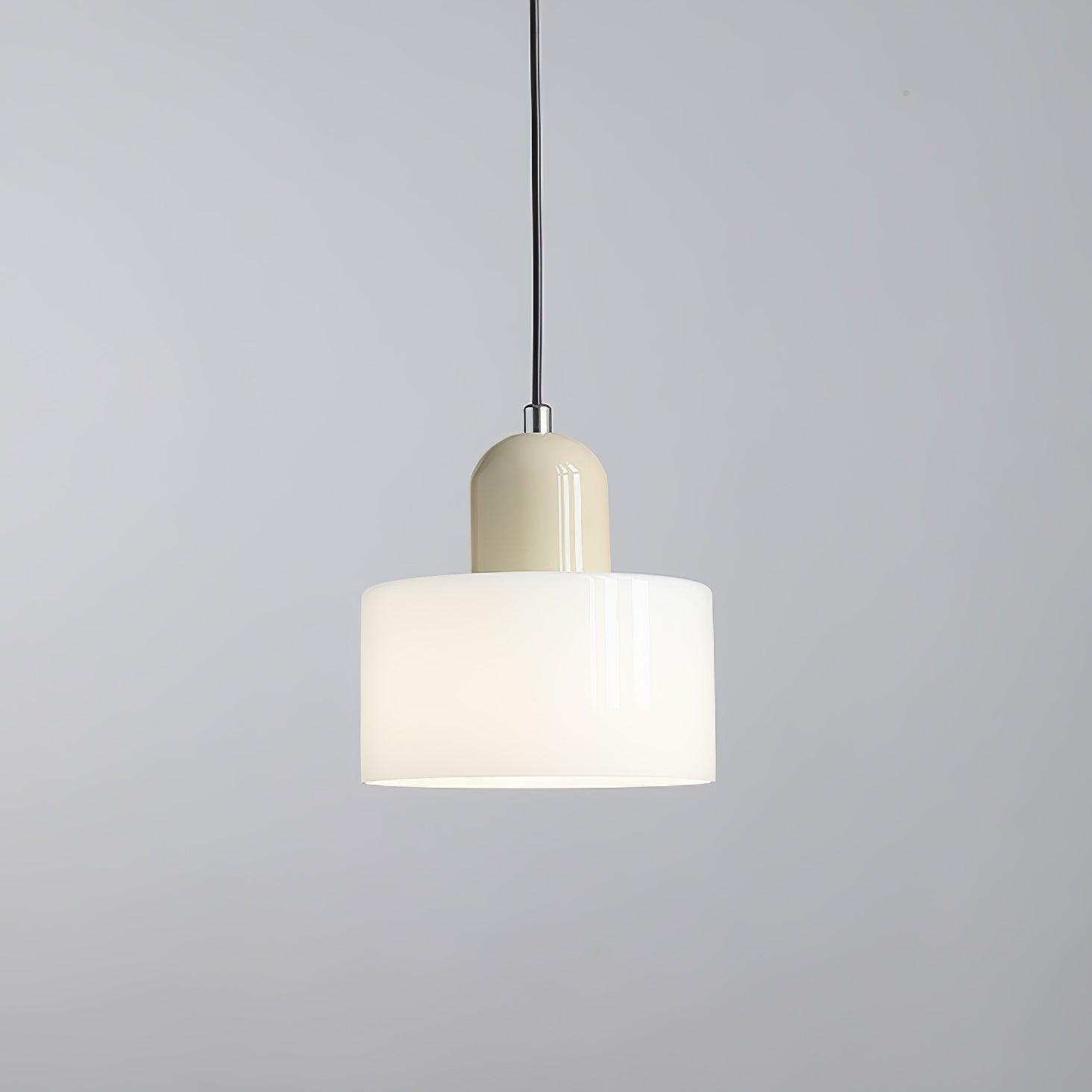Modern Glass Globe Pendant Lamp Minimalist Spherical Hanging Light for Living Room