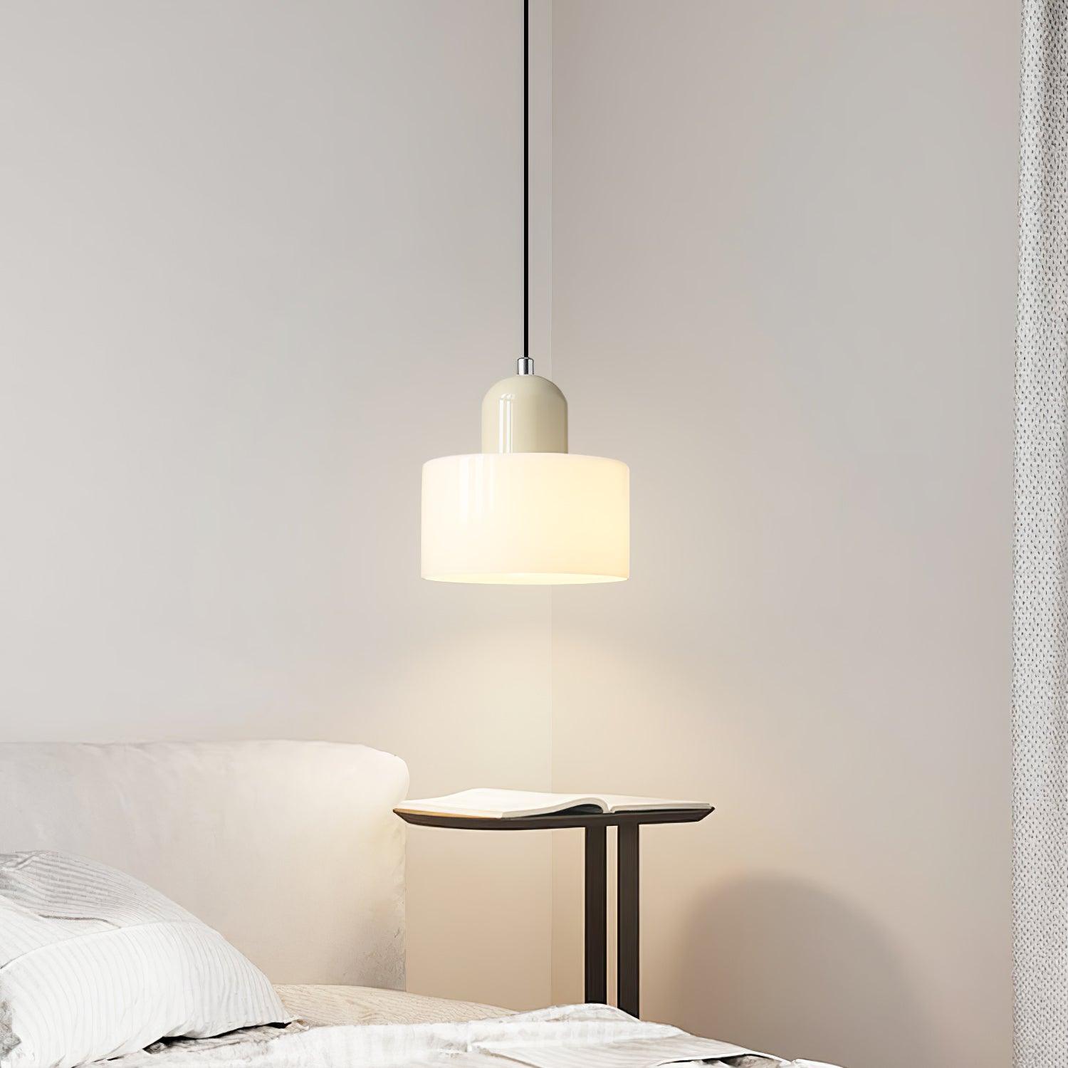 Modern Glass Globe Pendant Lamp Minimalist Spherical Hanging Light for Living Room