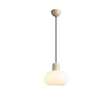 Modern Glass Globe Pendant Lamp Minimalist Spherical Hanging Light for Living Room