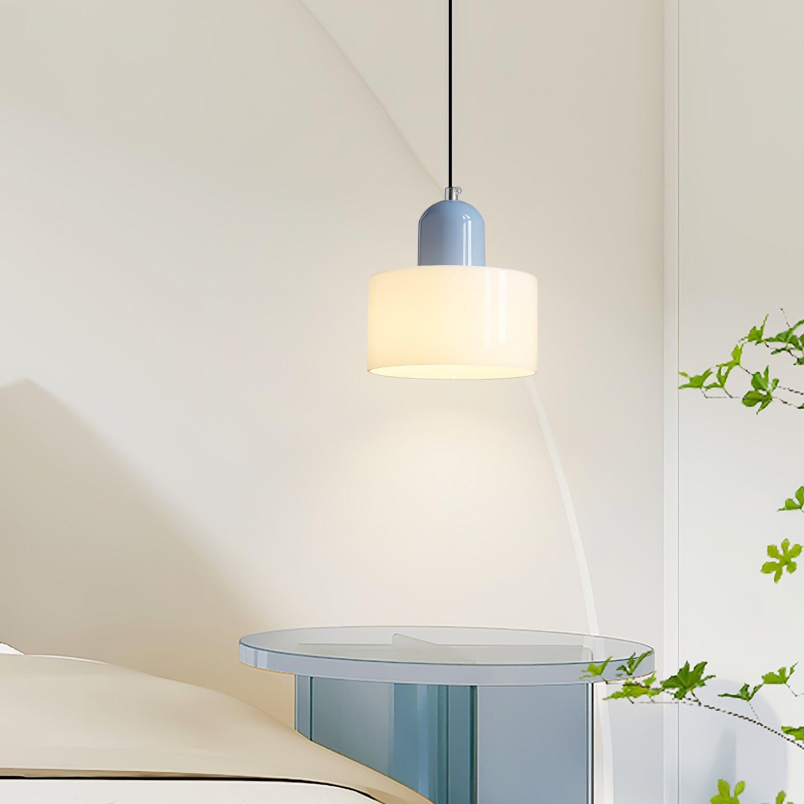 Modern Glass Globe Pendant Lamp Minimalist Spherical Hanging Light for Living Room