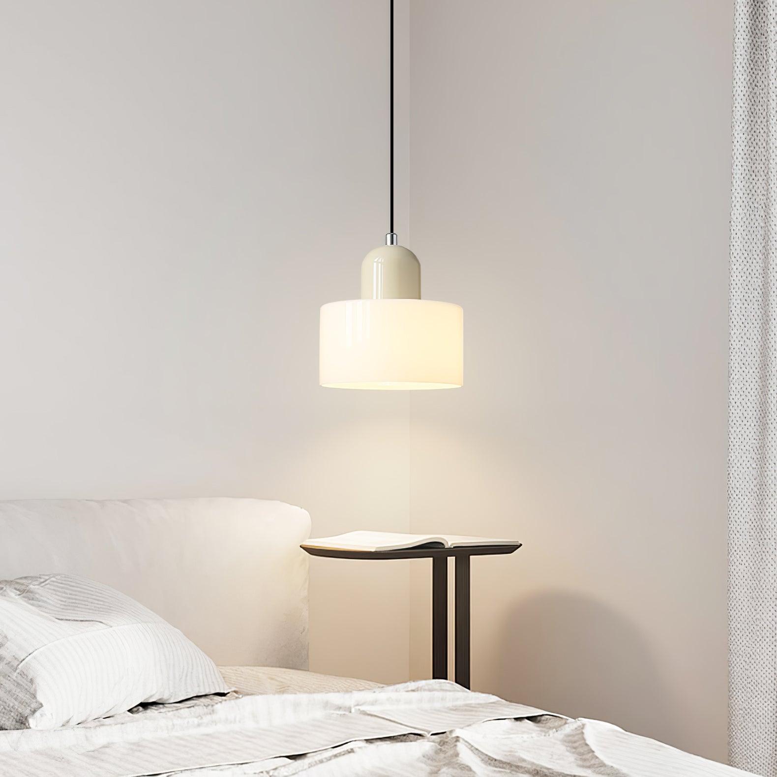 Modern Glass Globe Pendant Lamp Minimalist Spherical Hanging Light for Living Room