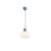 Modern Glass Globe Pendant Lamp Minimalist Spherical Hanging Light for Living Room