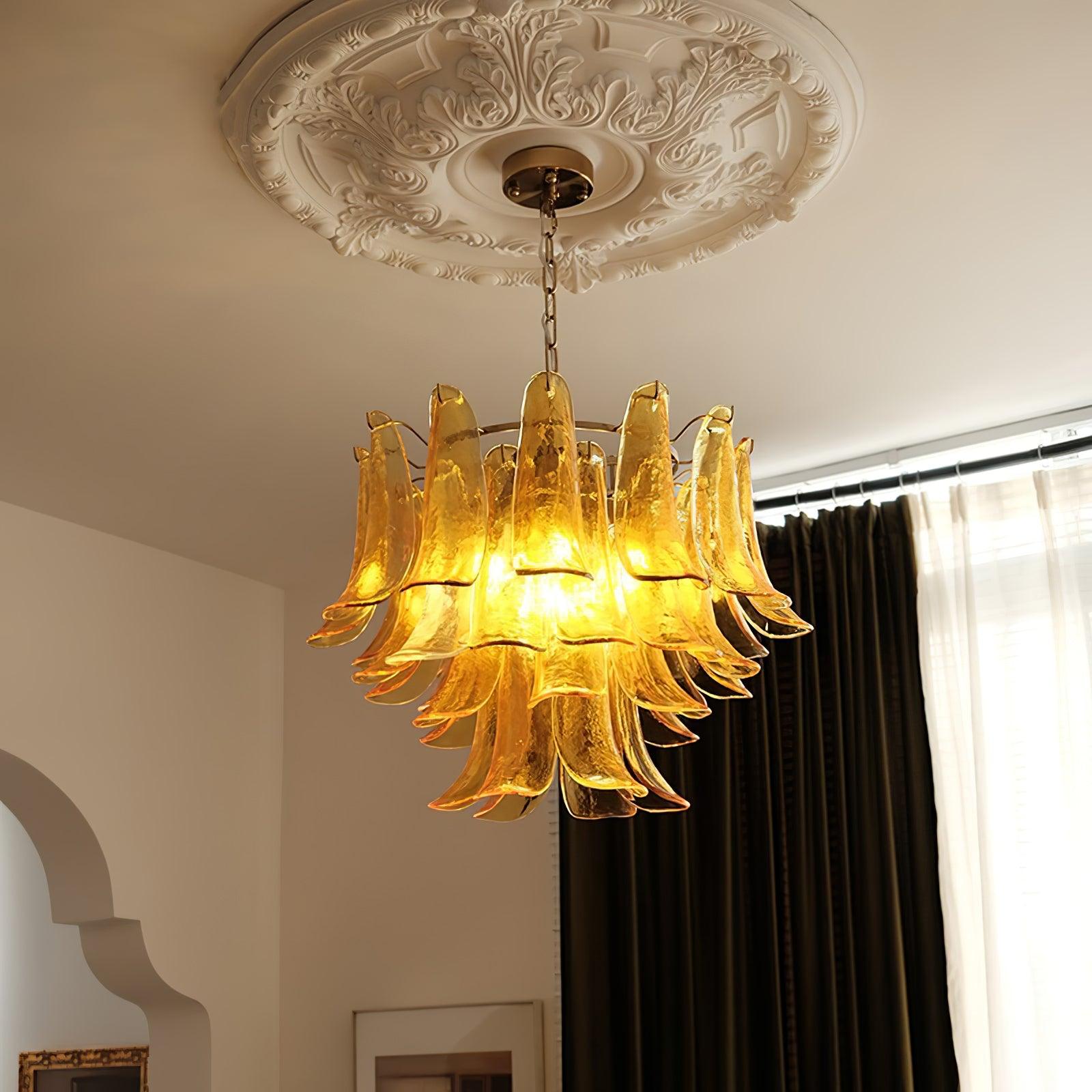 modern-glass-leaf-cascade-chandelier-for-elegant-living-room-and-dining-space-lighting