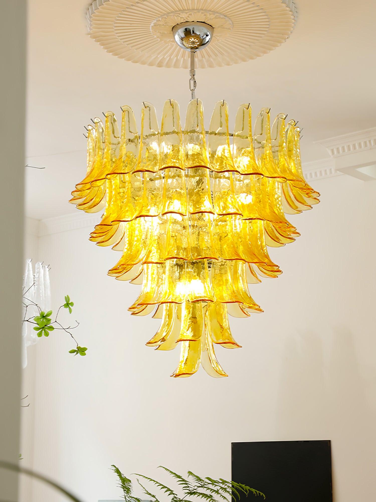modern-glass-leaf-cascade-chandelier-for-elegant-living-room-and-dining-space-lighting