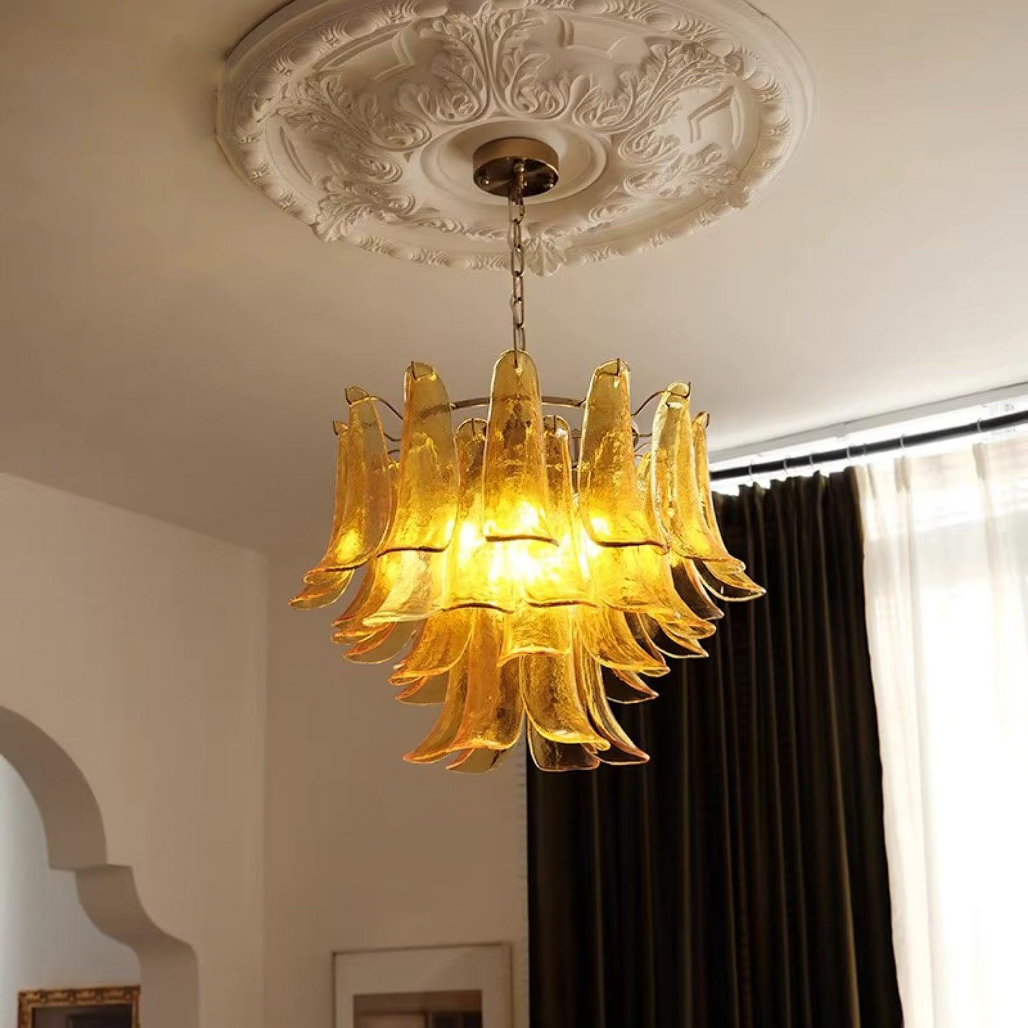 modern-glass-leaf-cascade-chandelier-for-elegant-living-room-and-dining-space-lighting