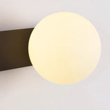 Modern Glass LED Wall Sconce with Reading Light for Bedside and Living Rooms