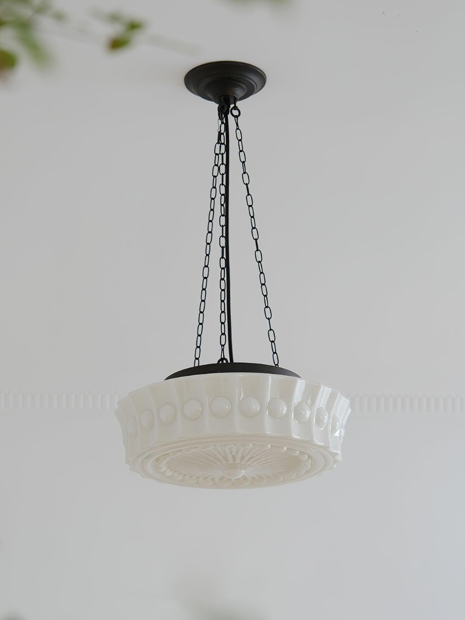 Modern Glass Pendant Ceiling Light Fixture for Living Room Dining Area and Foyer