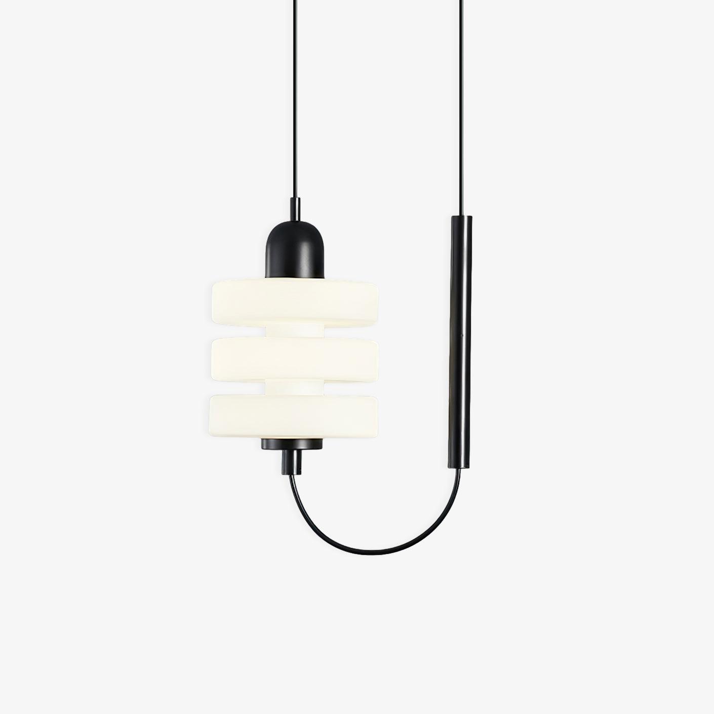 Modern Glass Pendant Light Nordic Style LED Hanging Lamp for Interior Spaces