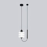 Modern Glass Pendant Light Nordic Style LED Hanging Lamp for Interior Spaces
