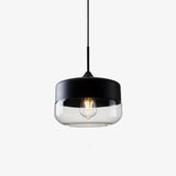Modern Glass Quartet Pendant Light Fixture with Metal Finish