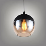 Modern Glass Quartet Pendant Light Fixture with Metal Finish