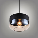 Modern Glass Quartet Pendant Light Fixture with Metal Finish