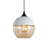 Modern Glass Quartet Pendant Light Fixture with Metal Finish