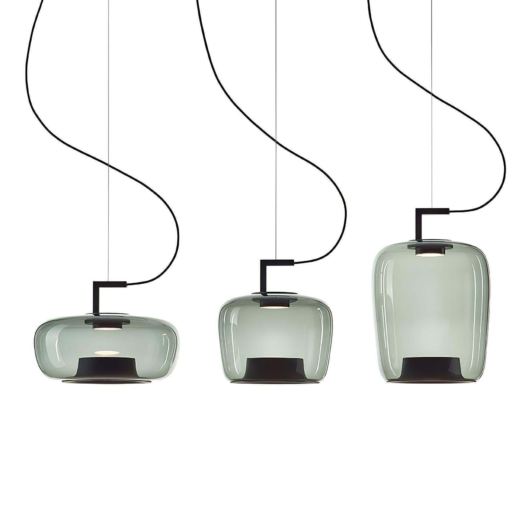 Modern Glass Sphere and Aluminum Ring LED Pendant Light for Contemporary Living Spaces