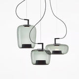 Modern Glass Sphere and Aluminum Ring LED Pendant Light for Contemporary Living Spaces