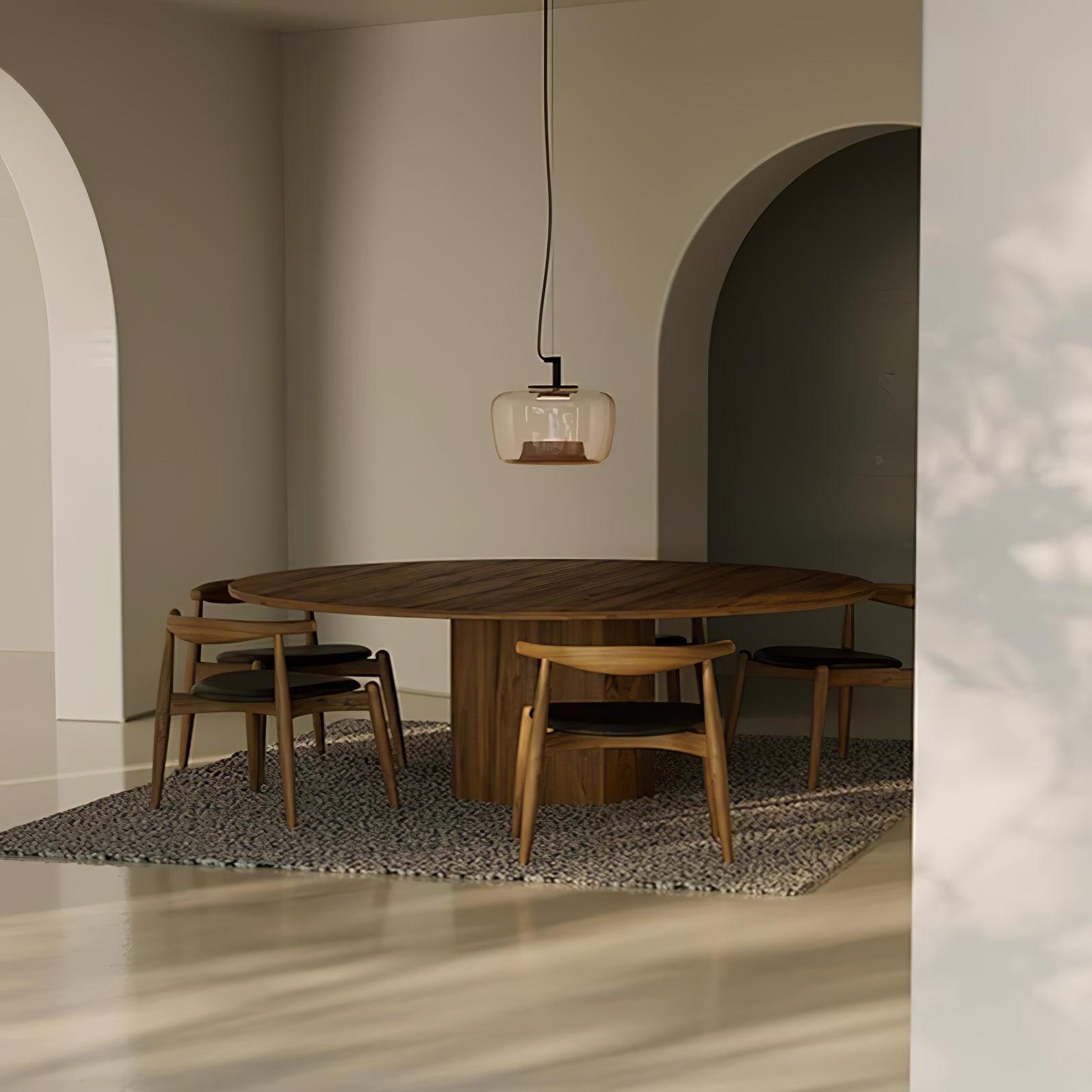 Modern Glass Sphere and Aluminum Ring LED Pendant Light for Contemporary Living Spaces
