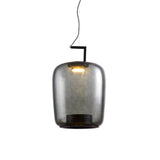 Modern Glass Sphere and Aluminum Ring LED Pendant Light for Contemporary Living Spaces