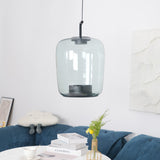 Modern Glass Sphere and Aluminum Ring LED Pendant Light for Contemporary Living Spaces