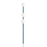 Modern Glass Spheres Vertical Wall Sconce Set of 2 for Luxury Indoor Lighting