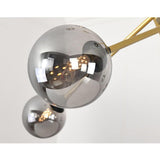 Modern Glass Sputnik Chandelier LED Nordic Pendant Light for Dining Room and Kitchen Island Lighting