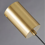 Modern Glass Tube Copper Pendant Light with 3 Color Dimming LED for Living Room