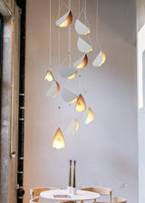 Modern Glider Minimalist Glass Globe Pendant Light for Dining Room and Kitchen