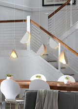 Modern Glider Minimalist Glass Globe Pendant Light for Dining Room and Kitchen