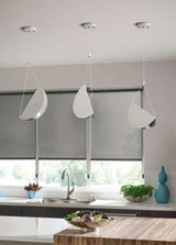 Modern Glider Minimalist Glass Globe Pendant Light for Dining Room and Kitchen