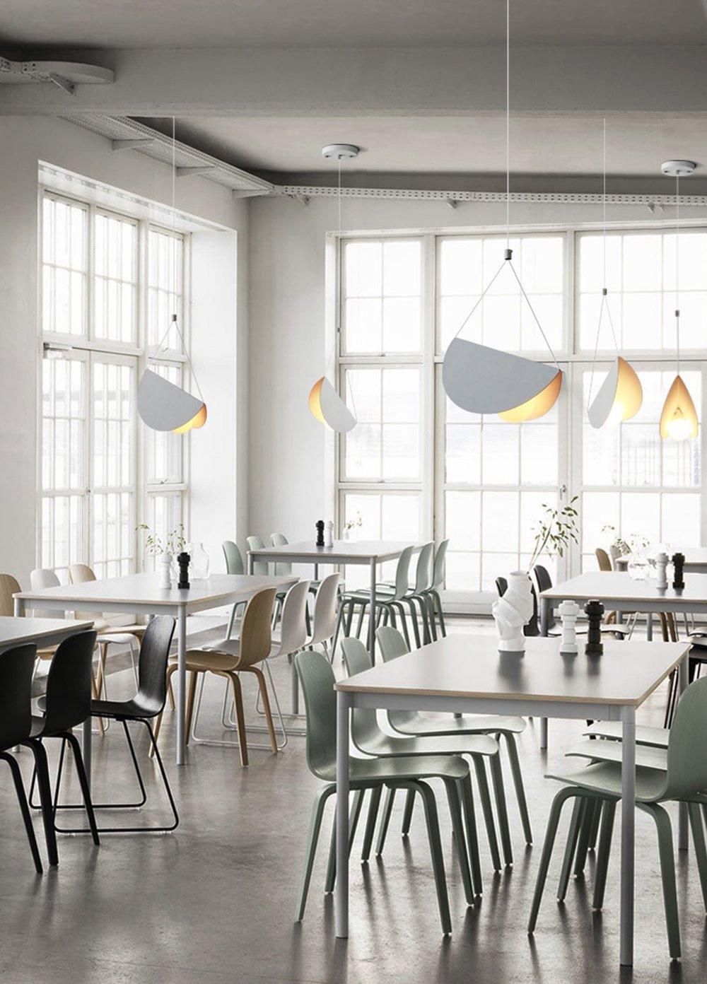 Modern Glider Minimalist Glass Globe Pendant Light for Dining Room and Kitchen