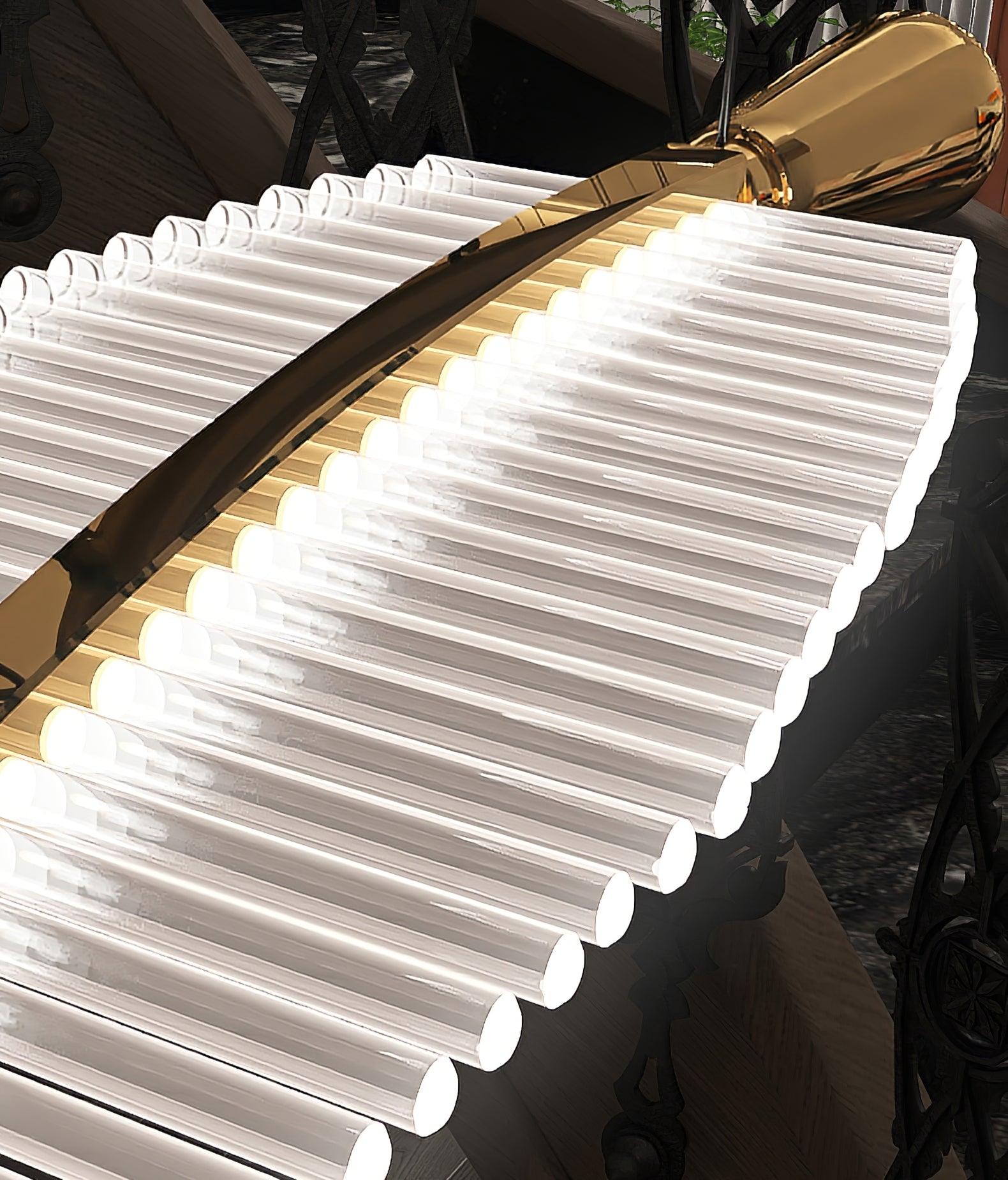 Modern Gold Acrylic Leaf LED Pendant Light Elegant Luxury Chandelier for Dining Room