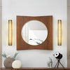 Modern Gold and Black Perforated Mesh LED Bathroom Vanity Light 15.7 Inch Wall Sconce