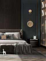 Modern Gold Antler LED Wall Sconce Set of 2 Luxury Brass Indoor Lighting for Bedside and Living Room