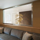 Modern Gold Cattail Leaf Chandelier Nature Inspired Aluminum Pendant Lighting