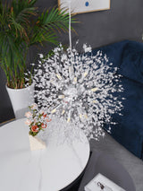 Modern Gold Crystal Dandelion Chandelier Firework Pendant Lighting for Dining Room