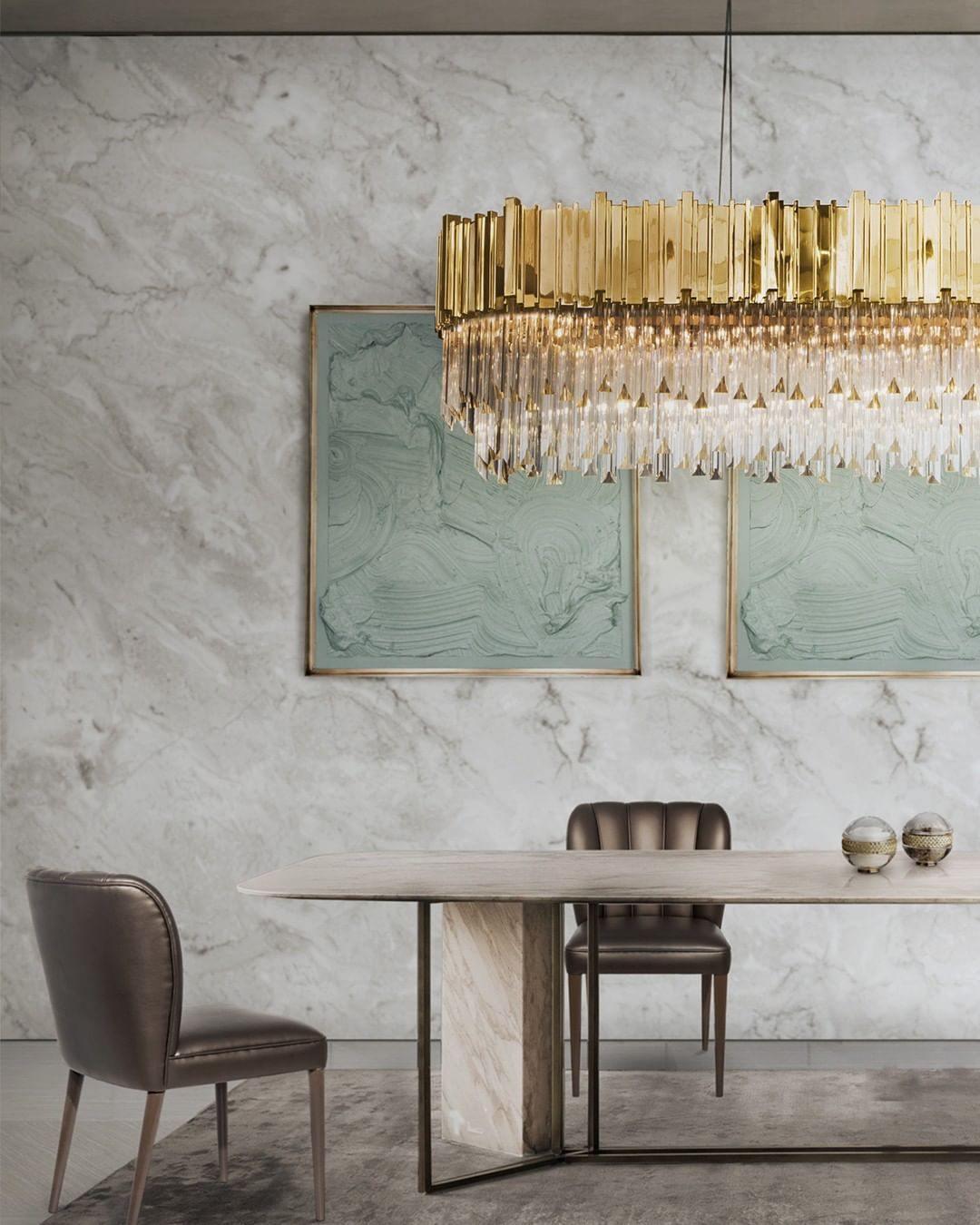 Modern Gold Crystal Empire Candelabrum Chandelier for Elegant Interior Lighting