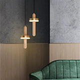 Modern Gold Cylinder LED Pendant Lighting for Kitchen Island and Living Room Adjustable Nordic Hanging Lamp