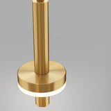Modern Gold Cylinder LED Pendant Lighting for Kitchen Island and Living Room Adjustable Nordic Hanging Lamp