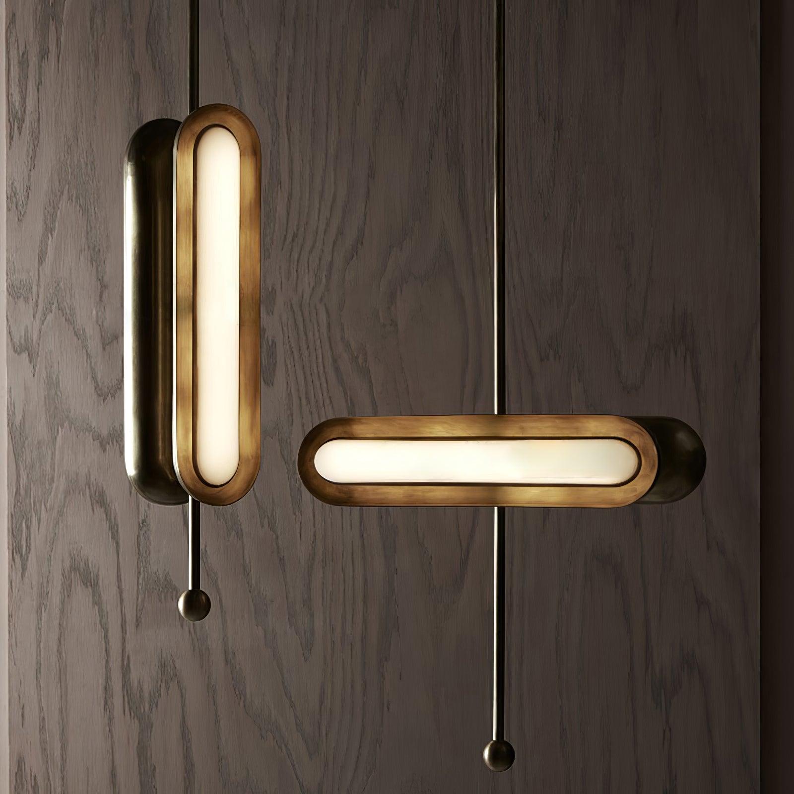 Modern Gold Glass Capsule LED Chandelier Pendant Light for Luxury Interiors