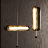 Modern Gold Glass Capsule LED Chandelier Pendant Light for Luxury Interiors