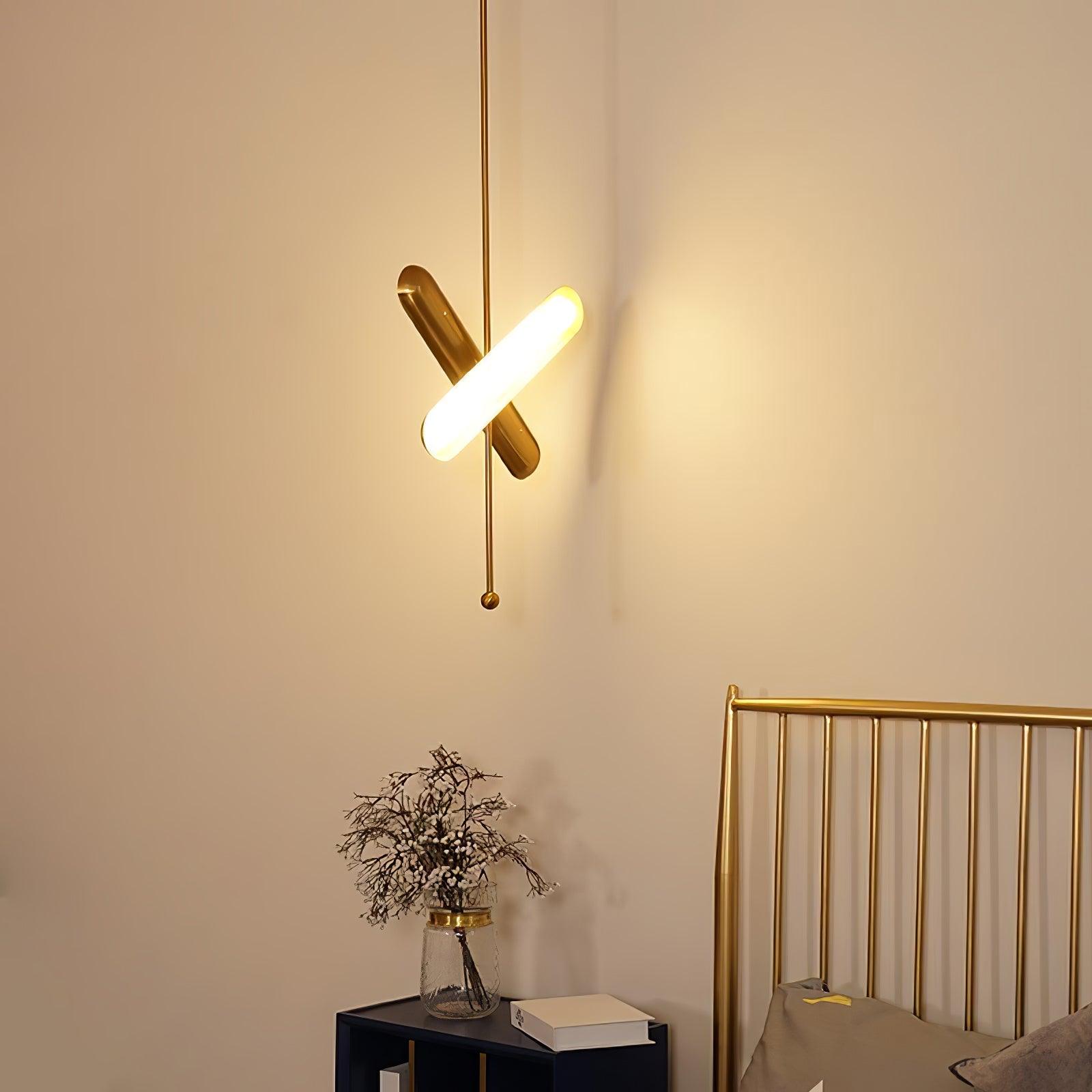 Modern Gold Glass Capsule LED Chandelier Pendant Light for Luxury Interiors