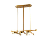 Modern Gold Glass Capsule LED Chandelier Pendant Light for Luxury Interiors