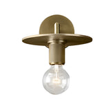 Modern Gold Glass Shade Wall Sconce LED Postmodern Minimalist Hardware Wall Lamp