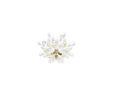 Modern Gold Leaf Chandelier Large Floating Leaves LED Ceiling Light Fixture