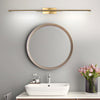 Modern Gold LED Bathroom Vanity Light Bar with Acrylic Shade in 23 and 39 Inch Options